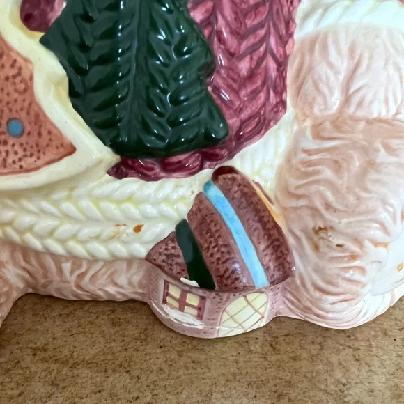 House of Lloyd Vintage Christmas Teddy Bear Festive Cookie Jar - Picture 9 of 9